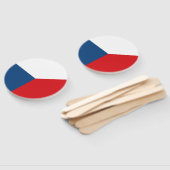 vlag Tsjechië Handwaaier (Niet-gemonteerd)