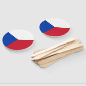 vlag Tsjechië Handwaaier (Niet-gemonteerd)