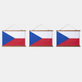vlag Tsjechië Hangend Wandkleed (Driedubbel)