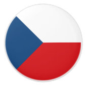 vlag Tsjechië Keramische Knop (Voorkant)