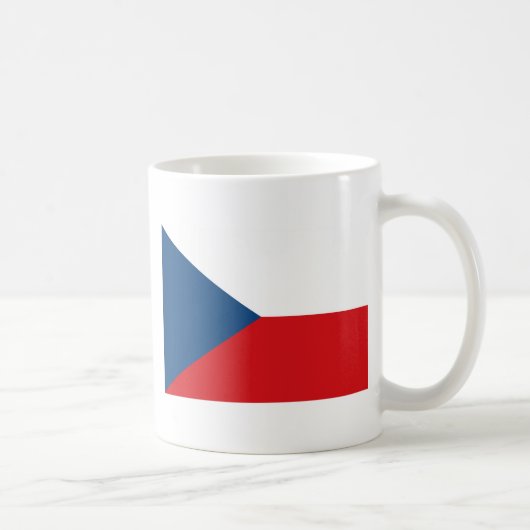 vlag Tsjechië Koffiemok (Rechts)