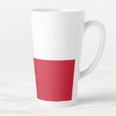 vlag Tsjechië Latte Mok (Rechts)