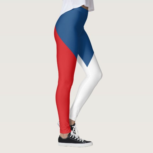 vlag Tsjechië Leggings (Rechts)