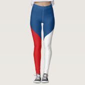 vlag Tsjechië Leggings (Voorkant)