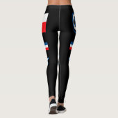 vlag Tsjechië Leggings (Achterkant)