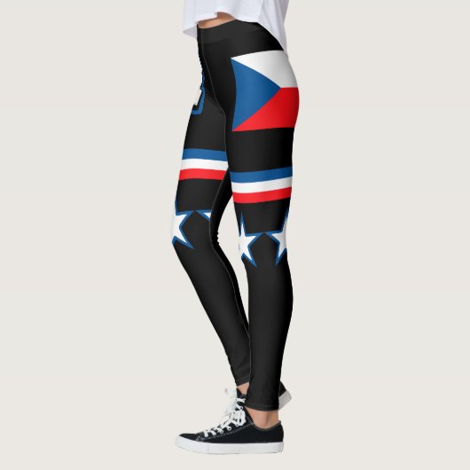 vlag Tsjechië Leggings (Links)
