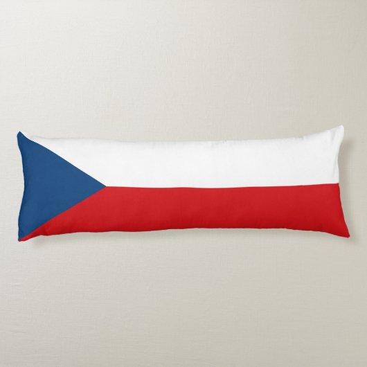 vlag Tsjechië Lichaamskussen (Achterkant)