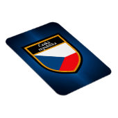 vlag Tsjechië Magneet (Rechterzijde)