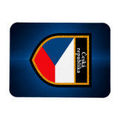 vlag Tsjechië Magneet (Horizontaal)