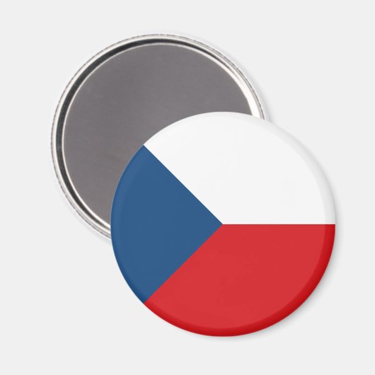 vlag Tsjechië Magneet (Voorkant / Achterkant)