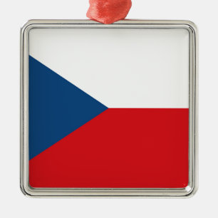 vlag Tsjechië Metalen Ornament