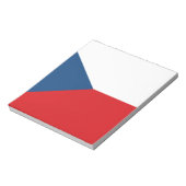 vlag Tsjechië Notitieblok (Linkerzijde)