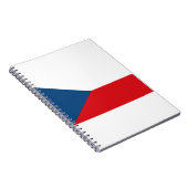 vlag Tsjechië Notitieboek (Rechterzijde)