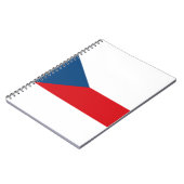 vlag Tsjechië Notitieboek (Linkerzijde)