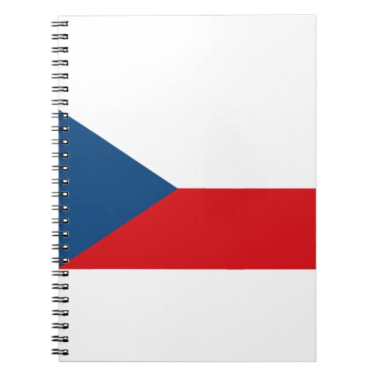 vlag Tsjechië Notitieboek (Voorkant)