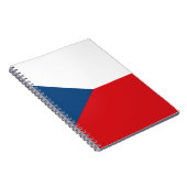 vlag Tsjechië Notitieboek (Rechterzijde)