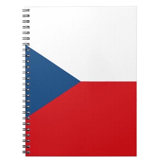 vlag Tsjechië Notitieboek (Voorkant)
