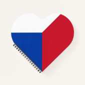 vlag Tsjechië Notitieboek (Voorkant)