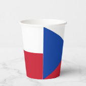 vlag Tsjechië Papieren Bekers (Rechts)