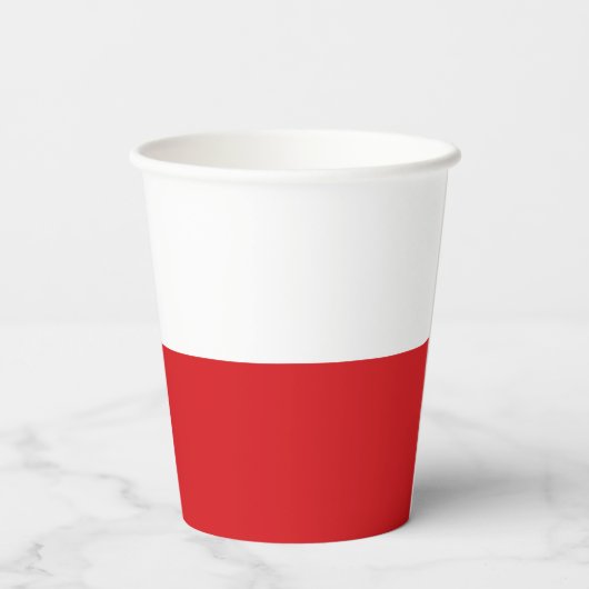 vlag Tsjechië Papieren Bekers (Achterkant)