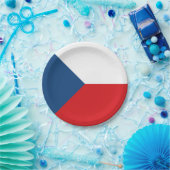 vlag Tsjechië Papieren Bordje (Feest)
