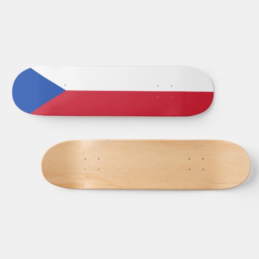 vlag Tsjechië Persoonlijk Skateboard (Horizontaal)