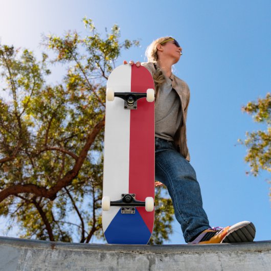 vlag Tsjechië Persoonlijk Skateboard (Buiten 1)
