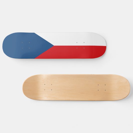 vlag Tsjechië Persoonlijk Skateboard (Horizontaal)