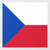 vlag Tsjechië Raamsticker (Vel)