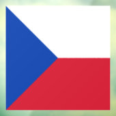 vlag Tsjechië Raamsticker (Vel 3)