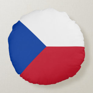 vlag Tsjechië Rond Kussen