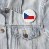 vlag Tsjechië Ronde Button 5,7 Cm (In situ)