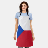 vlag Tsjechië Schort (Gedragen)