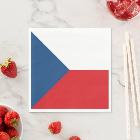 vlag Tsjechië Servet (Insitu)