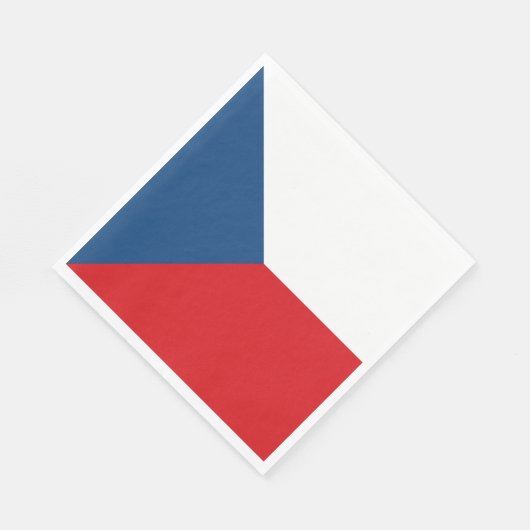 vlag Tsjechië Servet (Hoek)