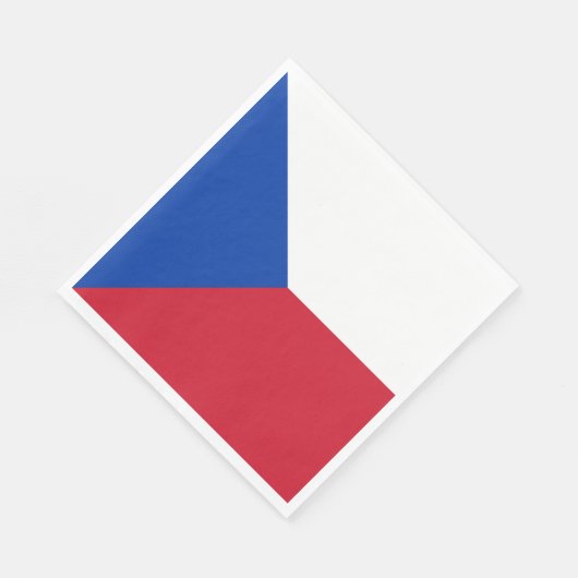 vlag Tsjechië Servet (Hoek)