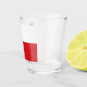 vlag Tsjechië Shot Glas (Rechts)