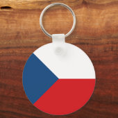 vlag Tsjechië Sleutelhanger (Voorkant)
