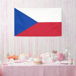 vlag Tsjechië Spandoek