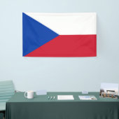 vlag Tsjechië Spandoek (Beurs)