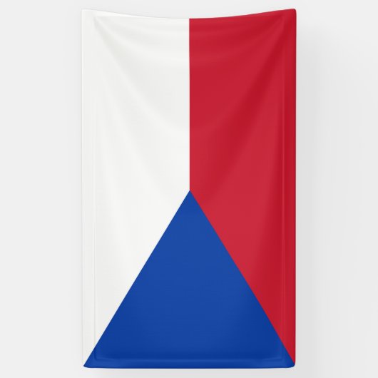 vlag Tsjechië Spandoek (Verticaal)