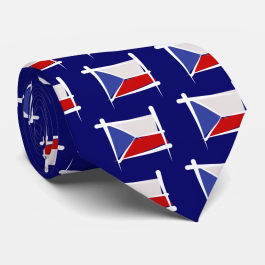 Vlag Tsjechië Stropdas (Opgerold)