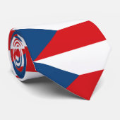 vlag Tsjechië Stropdas (Opgerold)
