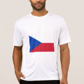 vlag Tsjechië T-shirt (Voorkant)
