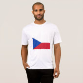 vlag Tsjechië T-shirt (Voorkant volledig)