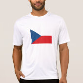 vlag Tsjechië T-shirt (Voorkant)