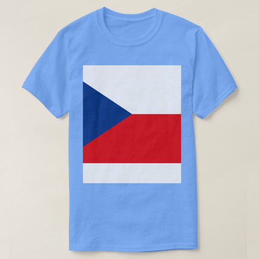 vlag Tsjechië T-shirt (Design voorkant)