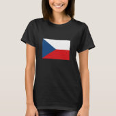 vlag Tsjechië T-shirt (Voorkant)
