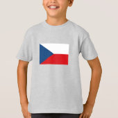vlag Tsjechië T-shirt (Voorkant)