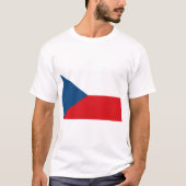 vlag Tsjechië T-shirt (Voorkant)